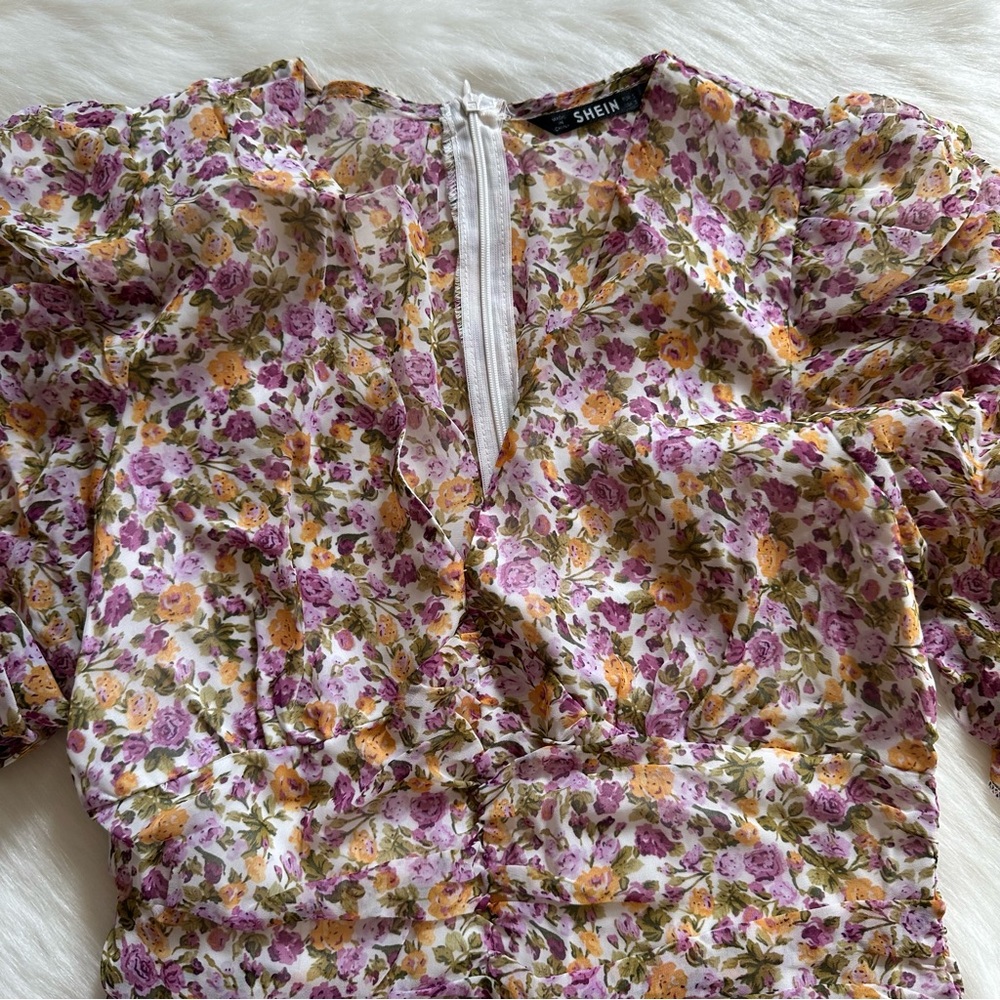 SOLD Ruffle Dress - Picture 4 of 11